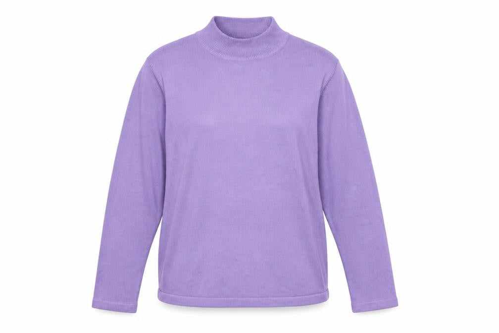 Marks & Spencer Women's Purple Mock Neck Jumper