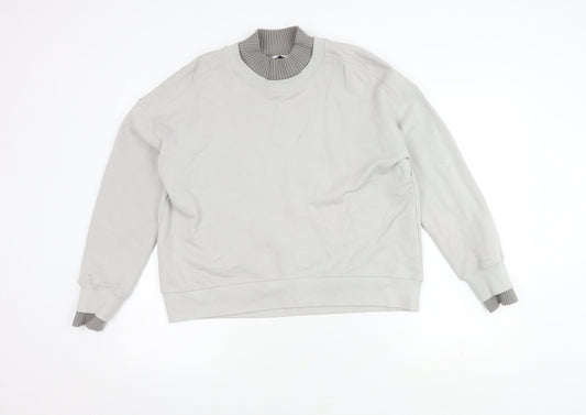 Reiss Women's Grey Knit Jumper, Size M, Casual
