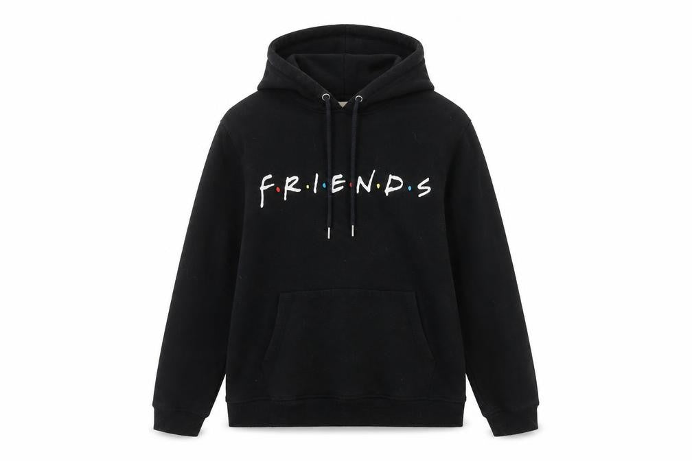 H&M Friends Hoodie for Women, Black, Small, TV Theme