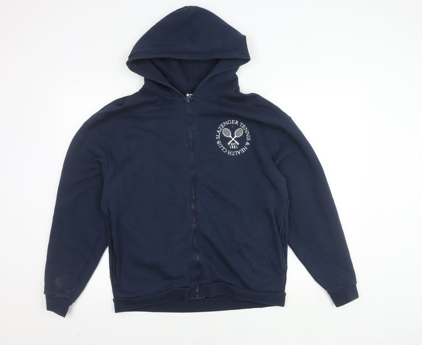 Slazenger Blue Unisex Hooded Jacket Size 8 Casual