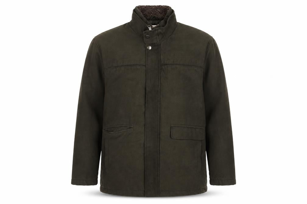 EWM Men's Green Mid-Length Jacket, Size M, Casual
