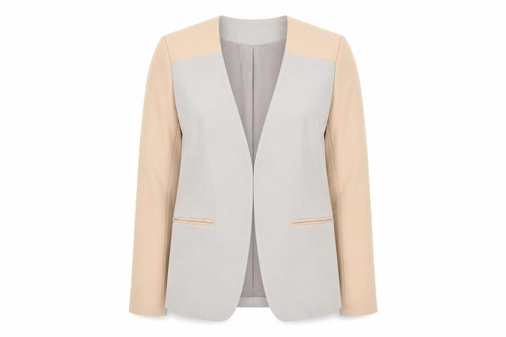 Isabella Oliver Women's Beige Blazer, Size 2XS, Stretch