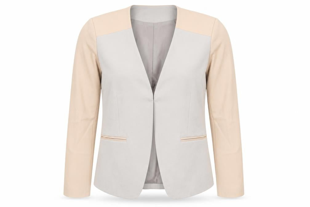 Isabella Oliver Women's Beige Blazer Long Sleeve