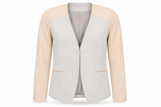 Isabella Oliver Women's Beige Blazer Long Sleeve