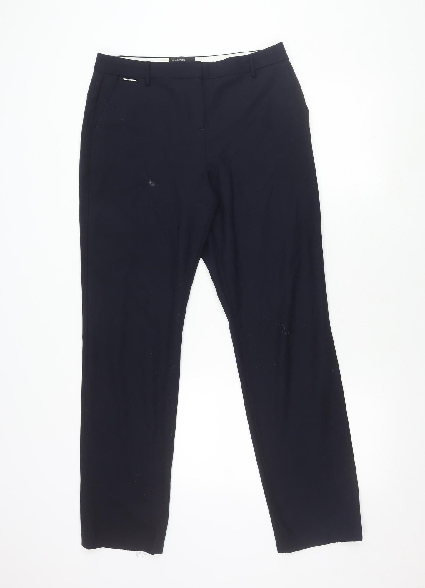 Marks and Spencer Women's Blue Trousers Size 10