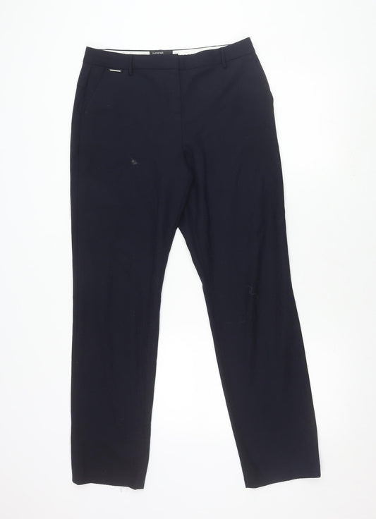 Marks and Spencer Women's Blue Trousers Size 10