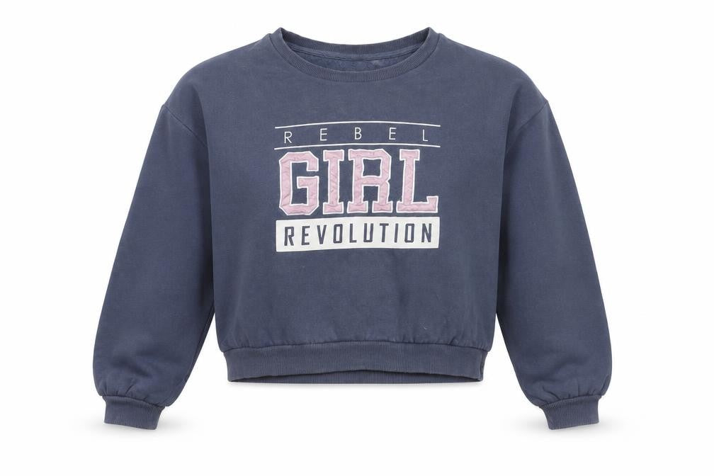 DIVIDED Women’s Blue Pullover Sweatshirt, Size 12