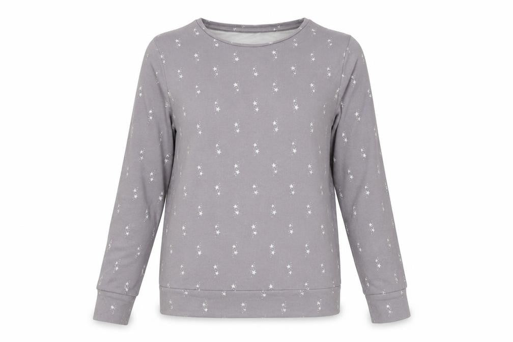 WoolOvers Women's Grey Pullover Sweatshirt, Size S