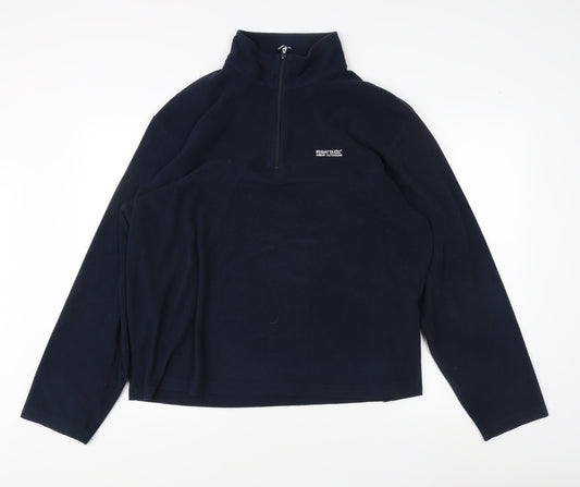 Regatta Men's Blue XL Fleece Pullover Sweatshirt