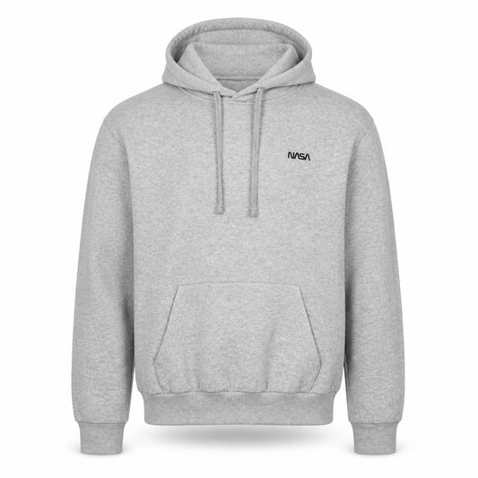 Grey Mens NASA Logo Hoodie Size S