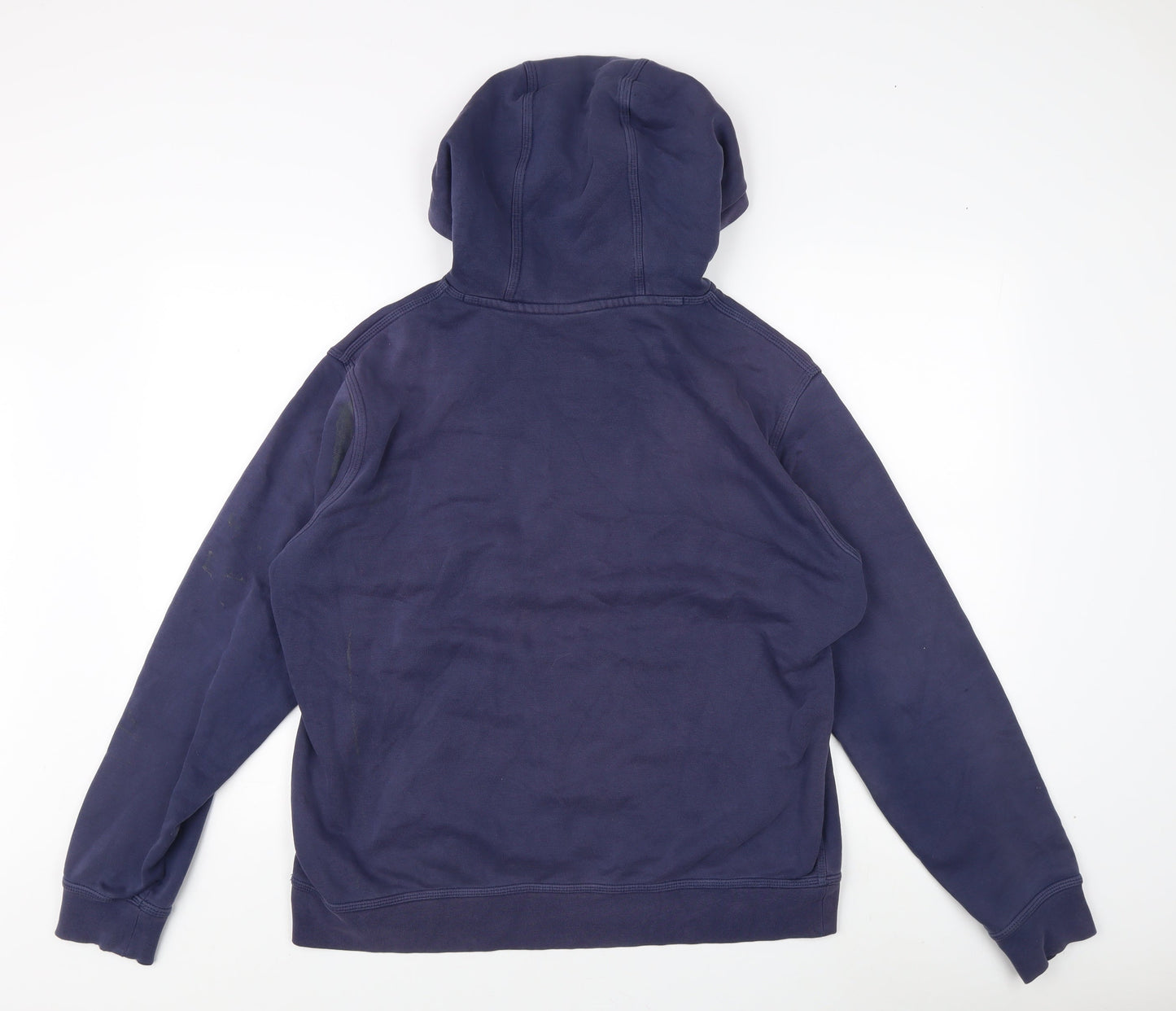 Nike Men's Blue Pullover Hoodie L with Logo