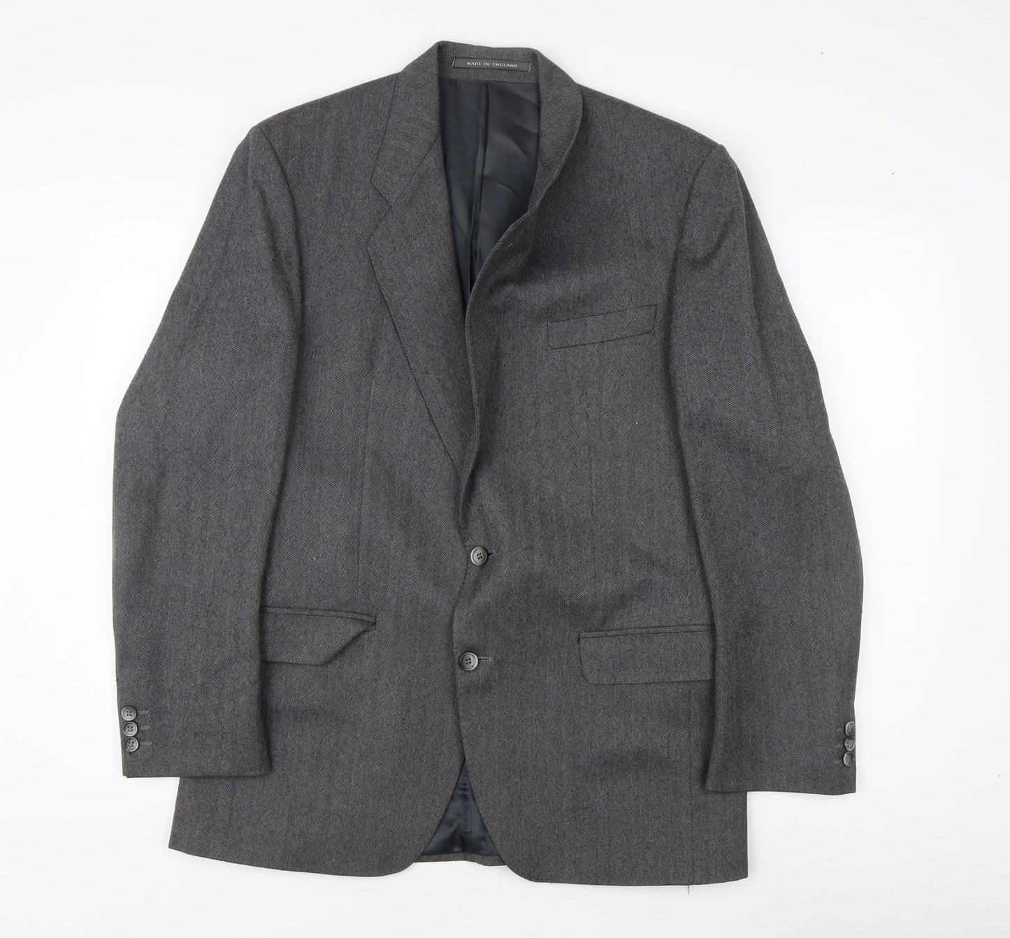 Van Heusen Men's Grey Regular Fit Blazer 40R