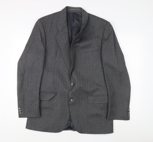 Van Heusen Men's Grey Regular Fit Blazer 40R