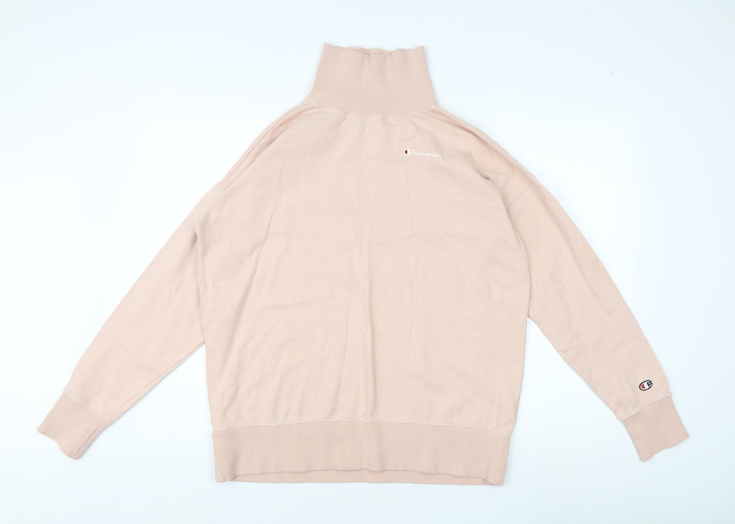 Champion Women Beige XS Pullover Sweatshirt Logo