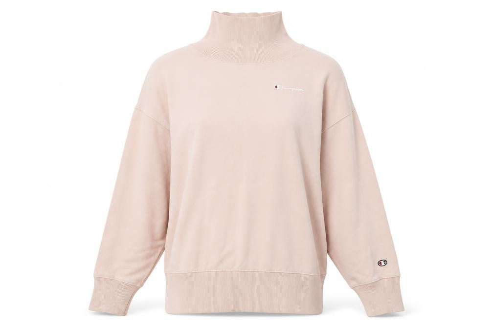 Champion Women Beige XS Pullover Sweatshirt Logo