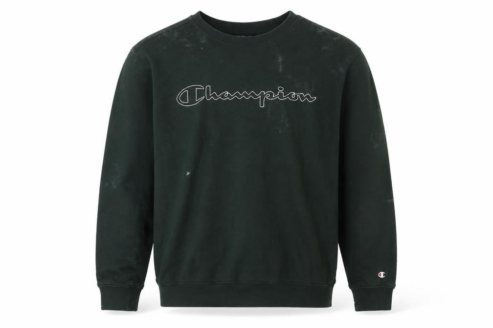 Champion Men's Green Pullover Sweatshirt M