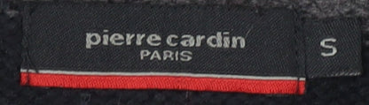 Pierre Cardin Men's Grey Striped Pullover Jumper, S