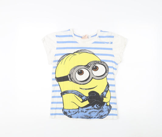 Minions Women's XS Multicoloured T-Shirt, Casual Summer