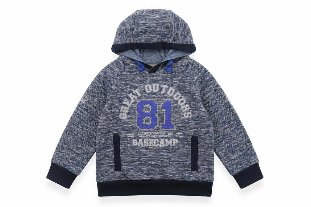 Regatta Boys Blue Pullover Hoodie 5-6 Years - Outdoor Style