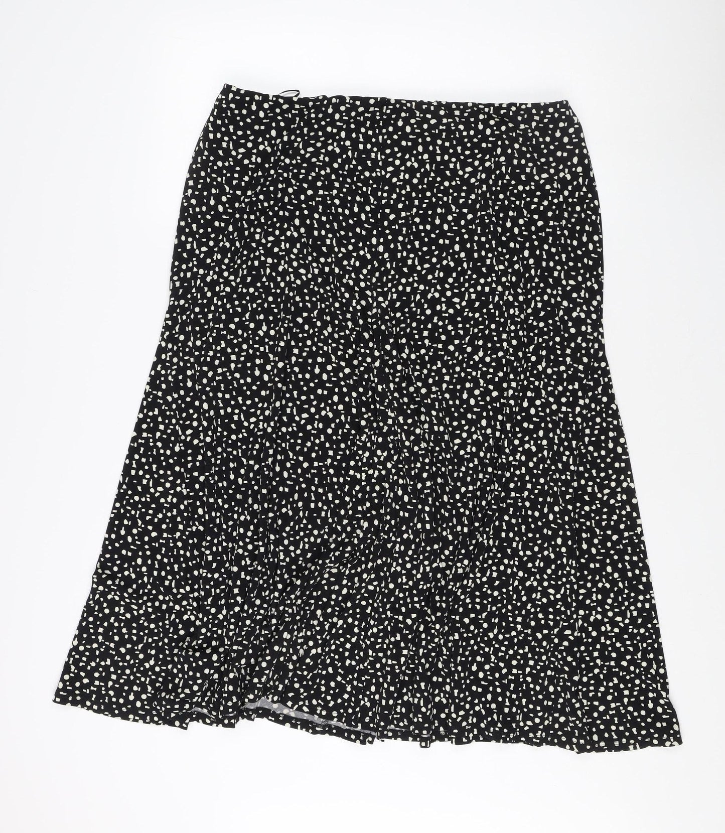 Viyella Women’s Black Polka Dot Skirt L