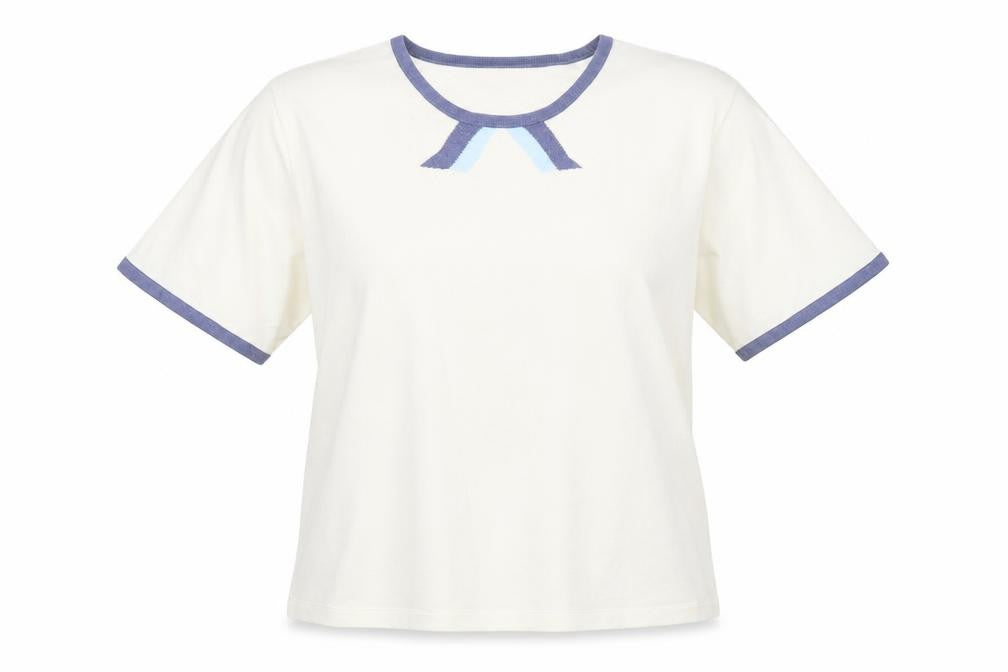Jacques Vert Women's Ivory Ringer T-Shirt, M, Casual