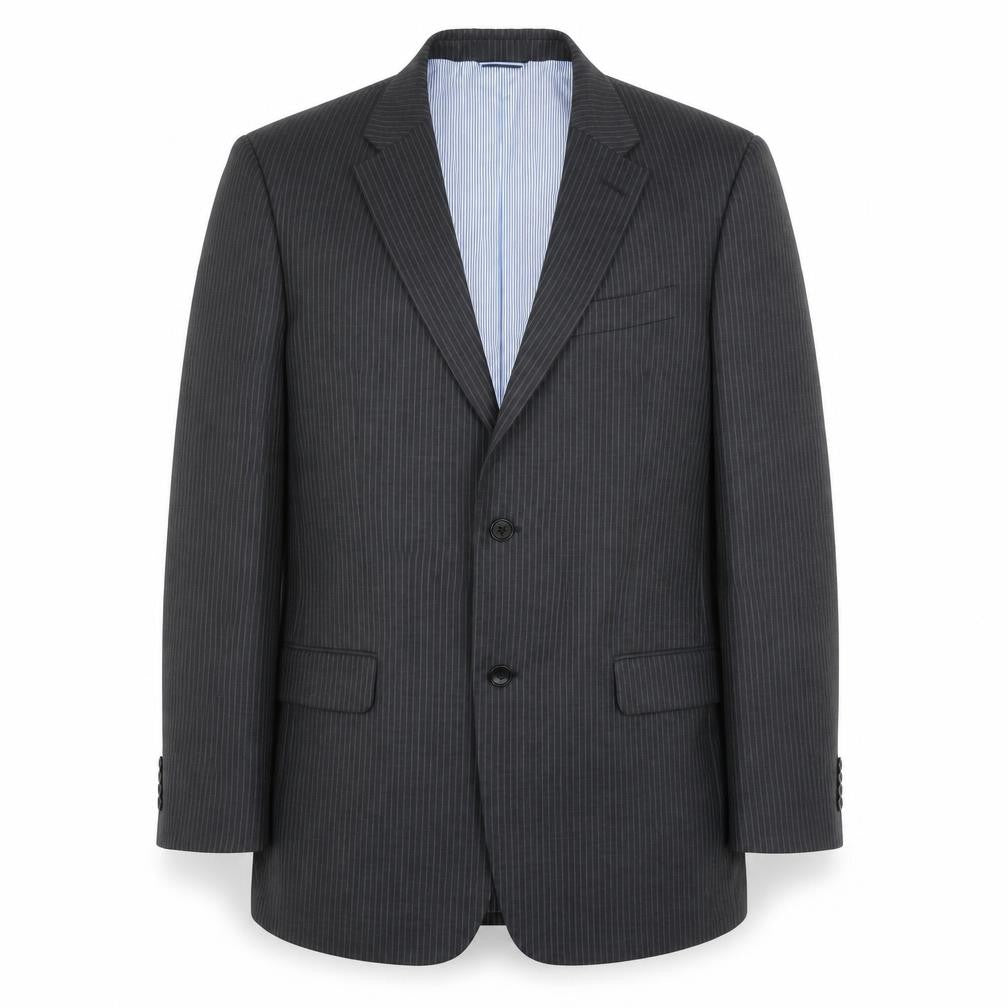 Tommy Hilfiger Men's Grey Suit Jacket - 38R, Business Formal