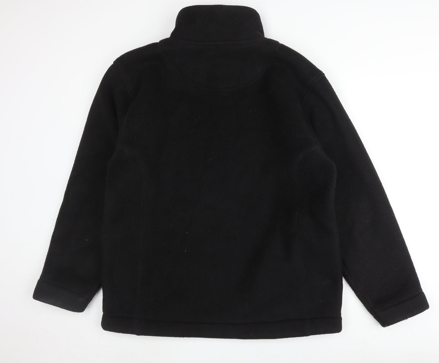 Portland Men's Black Fleece Jacket, Size L