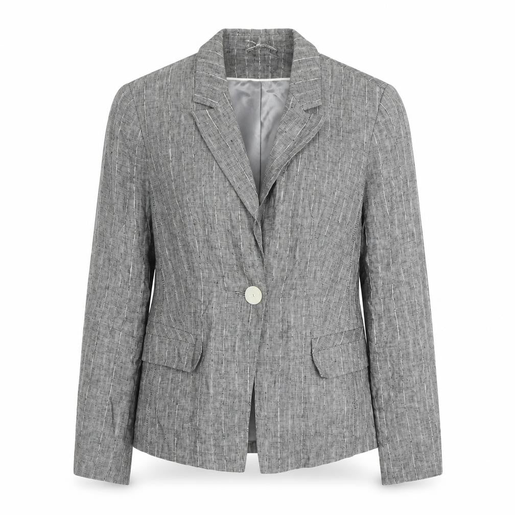 Marks & Spencer Grey Pinstripe Blazer Women’s Size 14