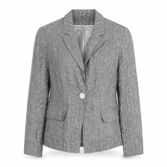 Marks & Spencer Grey Pinstripe Blazer Women’s Size 14