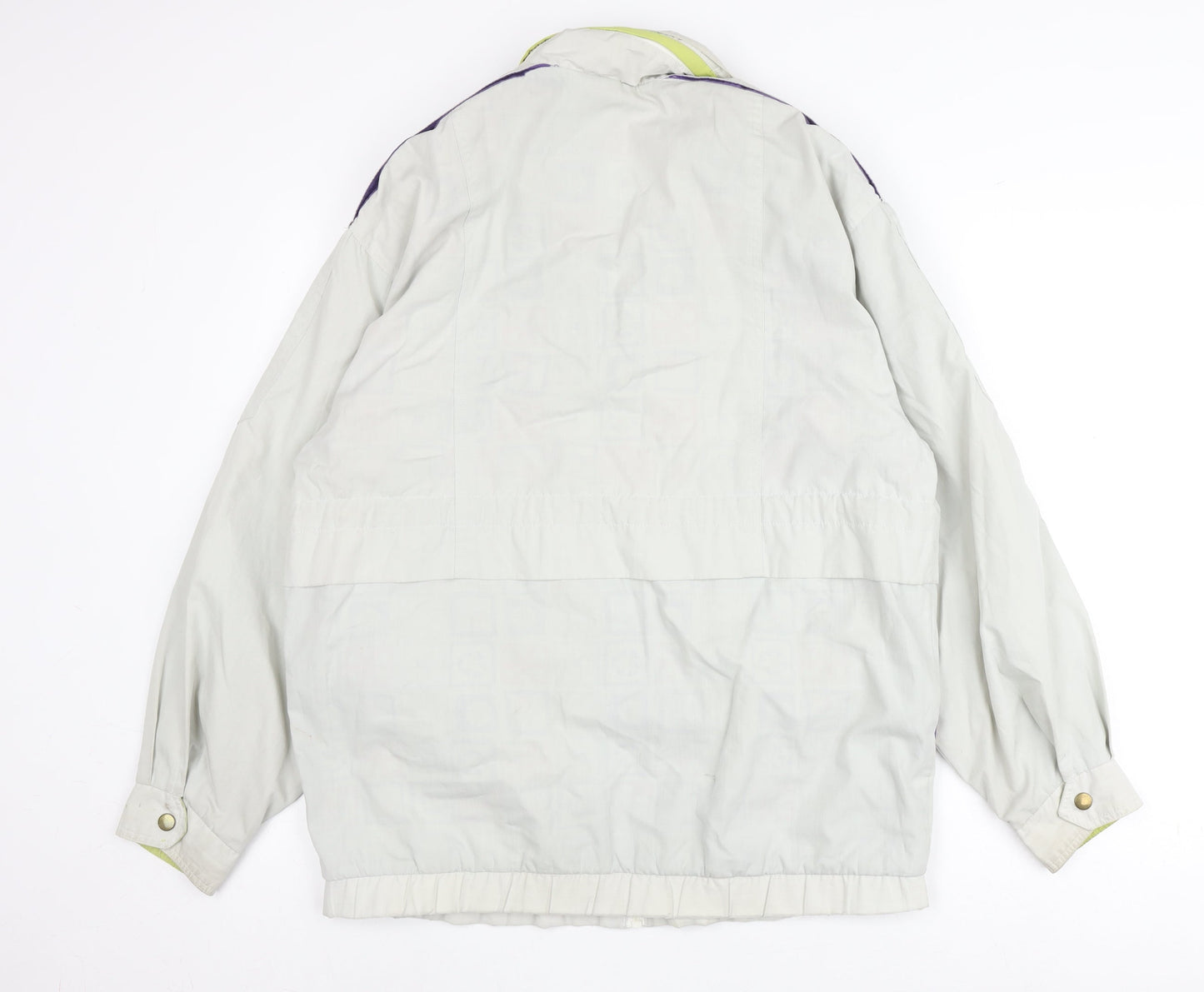 Nuage Women's White Rain Coat Jacket Size 12