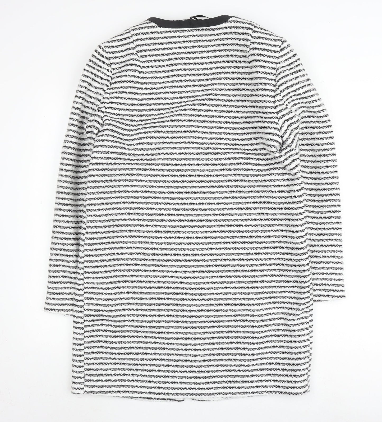 Marks and Spencer Women's Black & White Striped Jacket Size 10