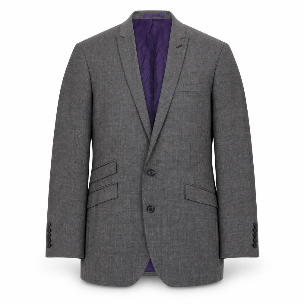 Next Men's Grey Wool Blazer Jacket 40R