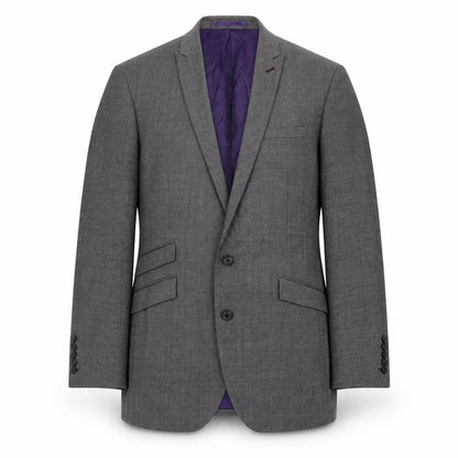 Next Men's Grey Wool Blazer Jacket 40R