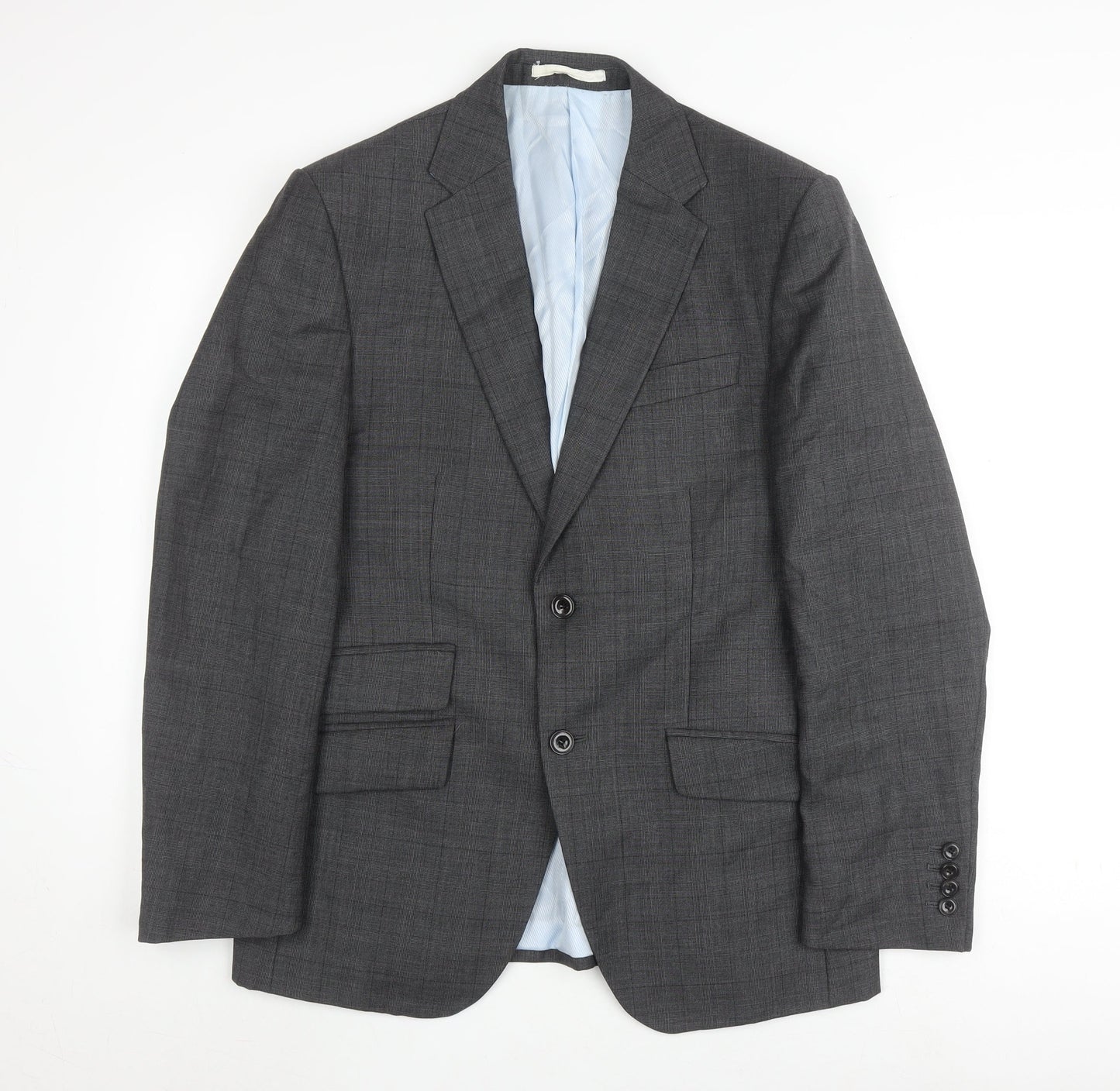 Marks and Spencer Men's Grey Wool Blazer 38 Short