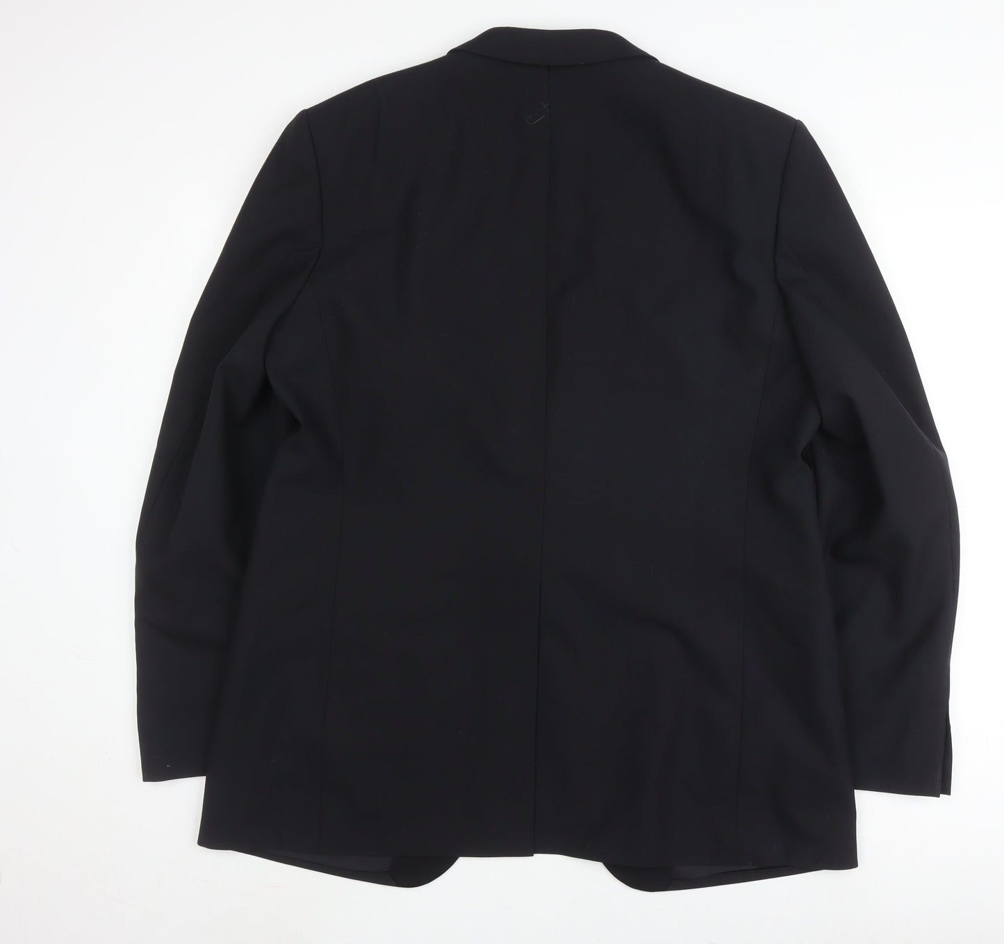 Diolen Men's Black Blazer UK 46 Single-Breasted Formal