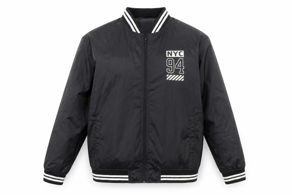 Label-J Men's Black 2XL Bomber Jacket