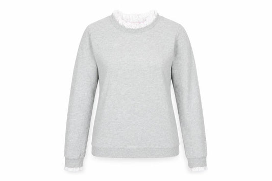 Boden Women’s Grey Cotton Sweatshirt Size S