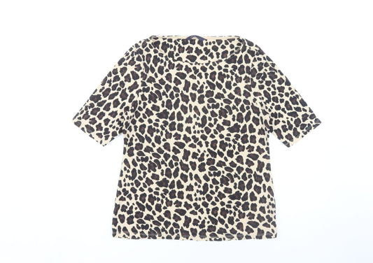 Marks and Spencer Women's Animal Print T-Shirt, Size 14