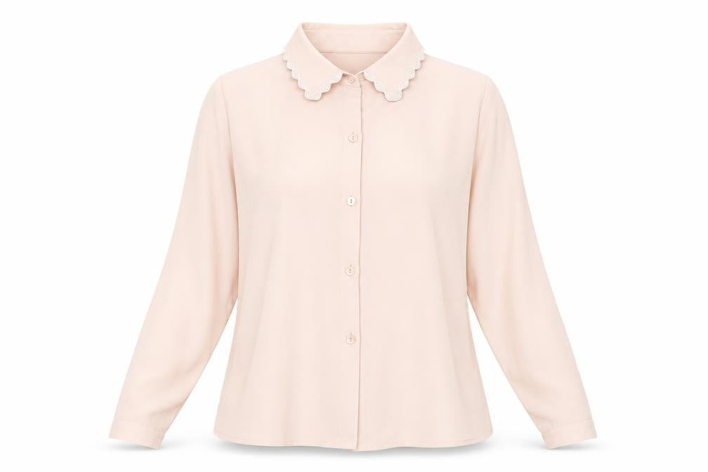 Eastex Women's Pink Blouse Size 12, Long Sleeve