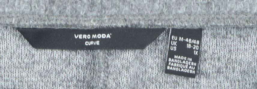 Vero Moda Women's Grey Pencil Skirt Size 18-20