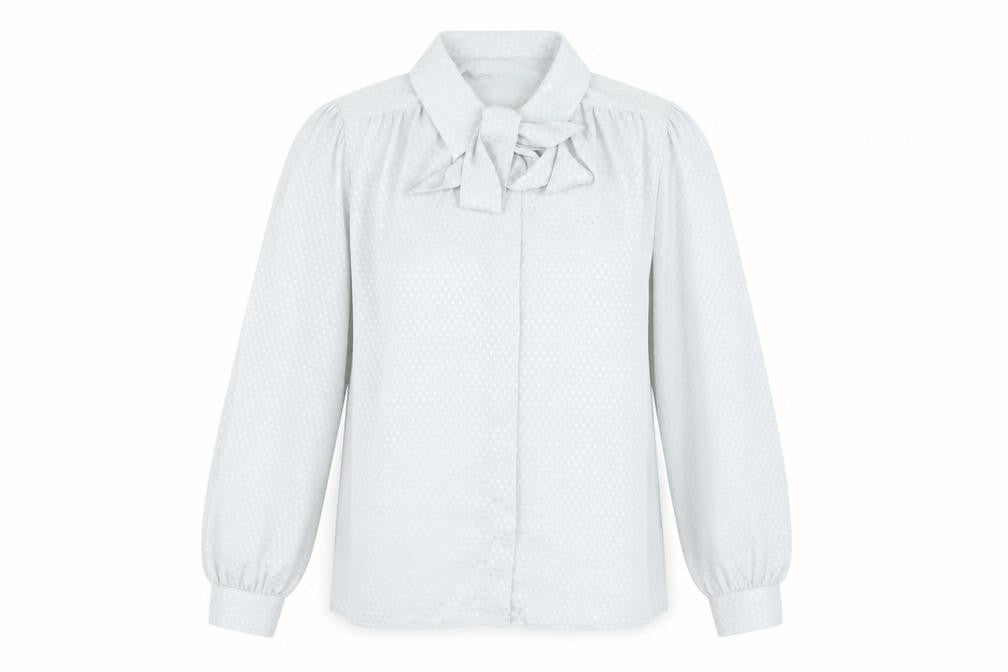 St Michael Women's Grey Polka Dot Blouse Size 14