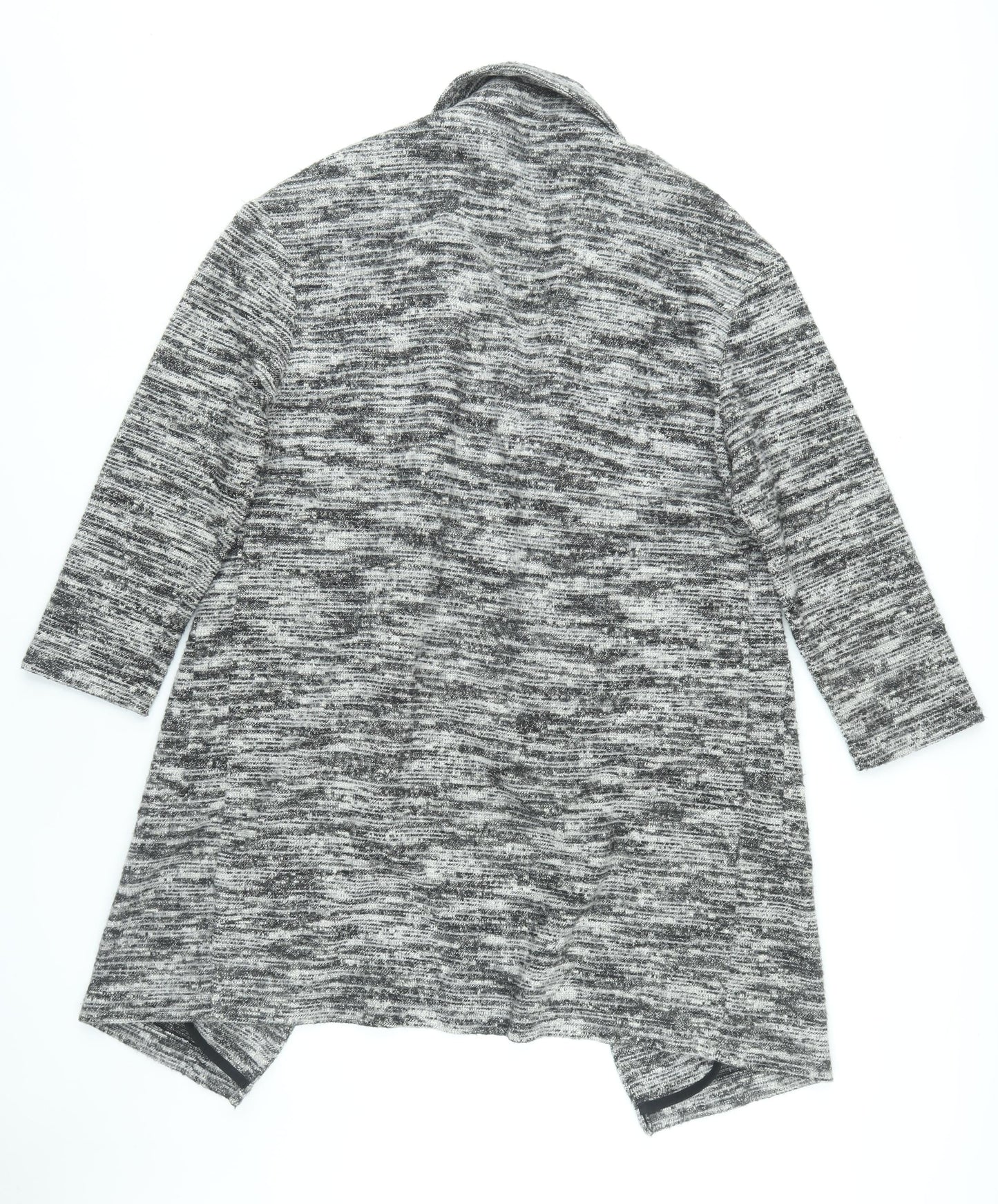 Marks and Spencer Grey Women's Mid-Length Open Cardigan