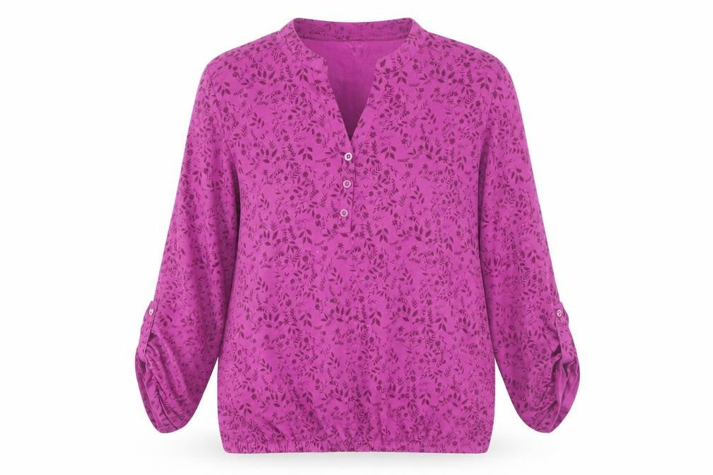 Cotton Traders Women's Floral Blouse, Pink, Size 12