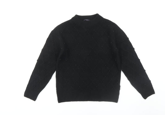 Marks and Spencer Women's Black XS Beaded Jumper