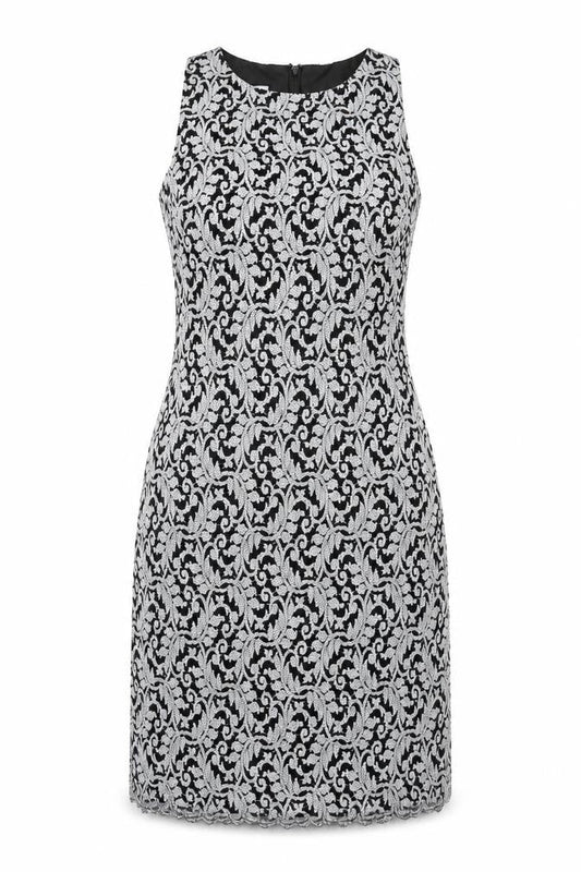 New Look Women’s Black Lace Sleeveless Dress UK 12
