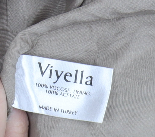 Viyella Women's Beige Straight Trousers Size 12