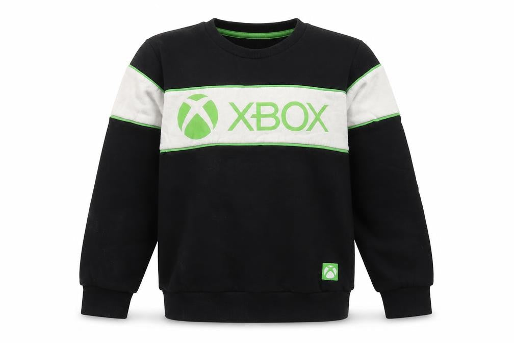 XBOX Boys Black Pullover Sweatshirt 8 Years Crew Neck
