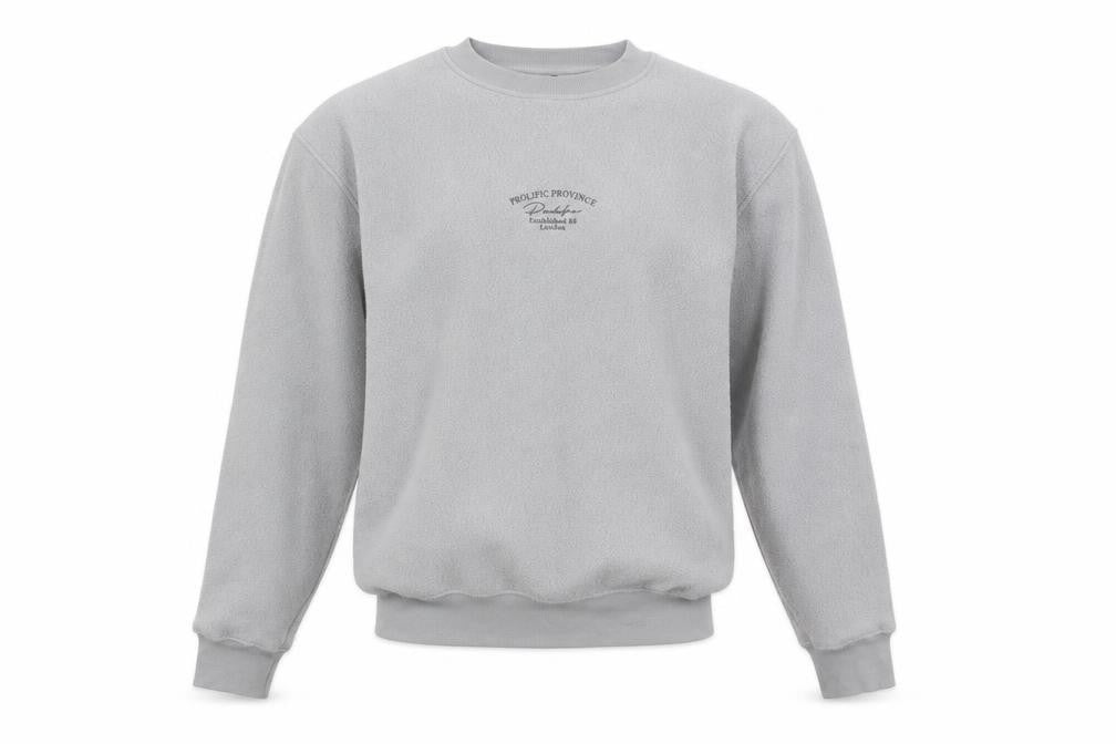 River Island Men's Grey Logo Sweatshirt - Size S
