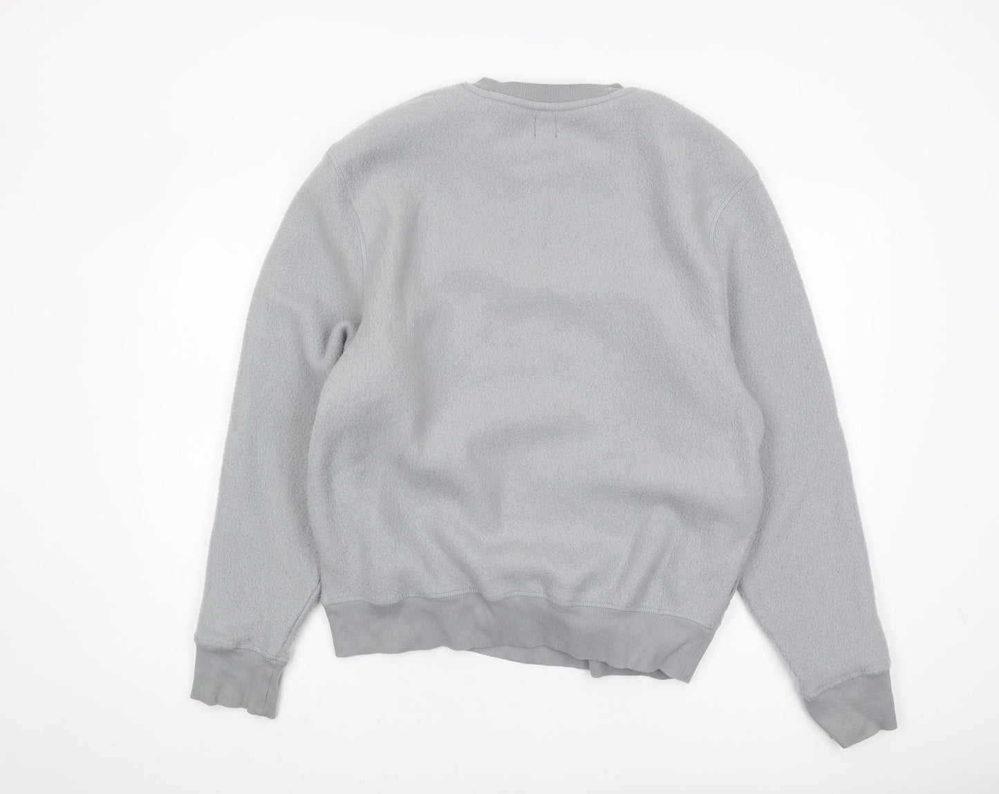 River Island Men's Grey Logo Sweatshirt - Size S