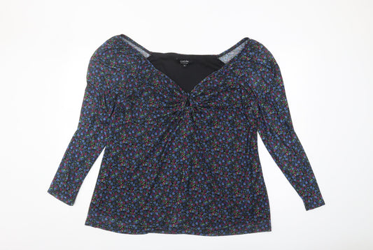Simply Be Women's Multicoloured Off the Shoulder Top